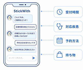 AIチャットボットが24時間回答